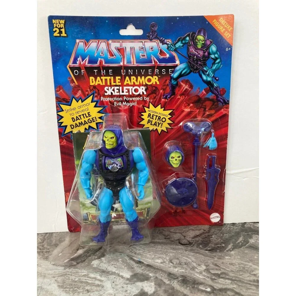 Néw sealed battle‎ armor skeletor figure